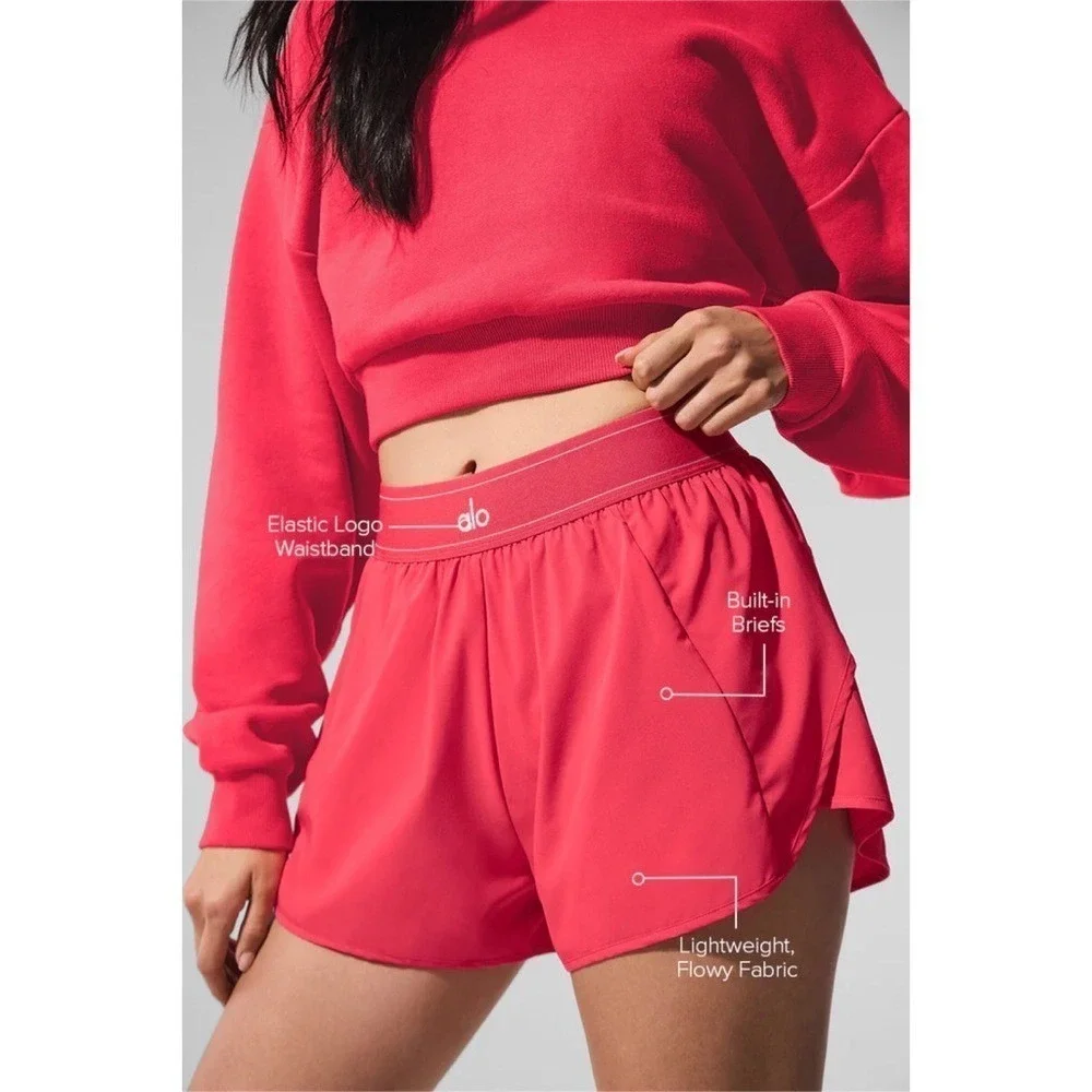 Alo Yoga Match Point Short Candy Red XXS